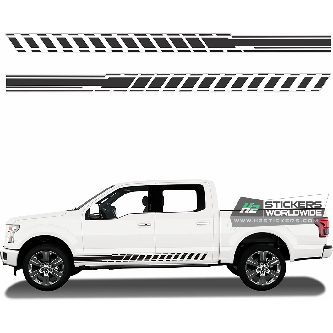 Auto stripes decal for Truck | Vinyl Graphic Stripes Sticker for Fords, BMW, Chevy