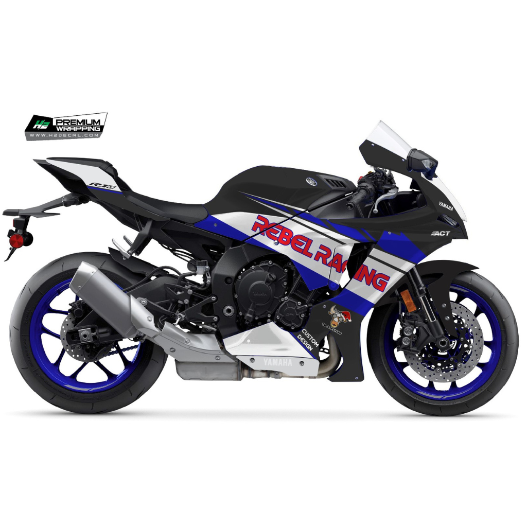 Stickered R1 Rims YAMAHA YZF-R1 Stickers Kit - 024 – H2 Stickers - Worldwide
