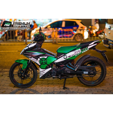 Yamaha Exciter 150 (Y15ZR) Stickers Kit - 113 - H2 Stickers - Worldwide