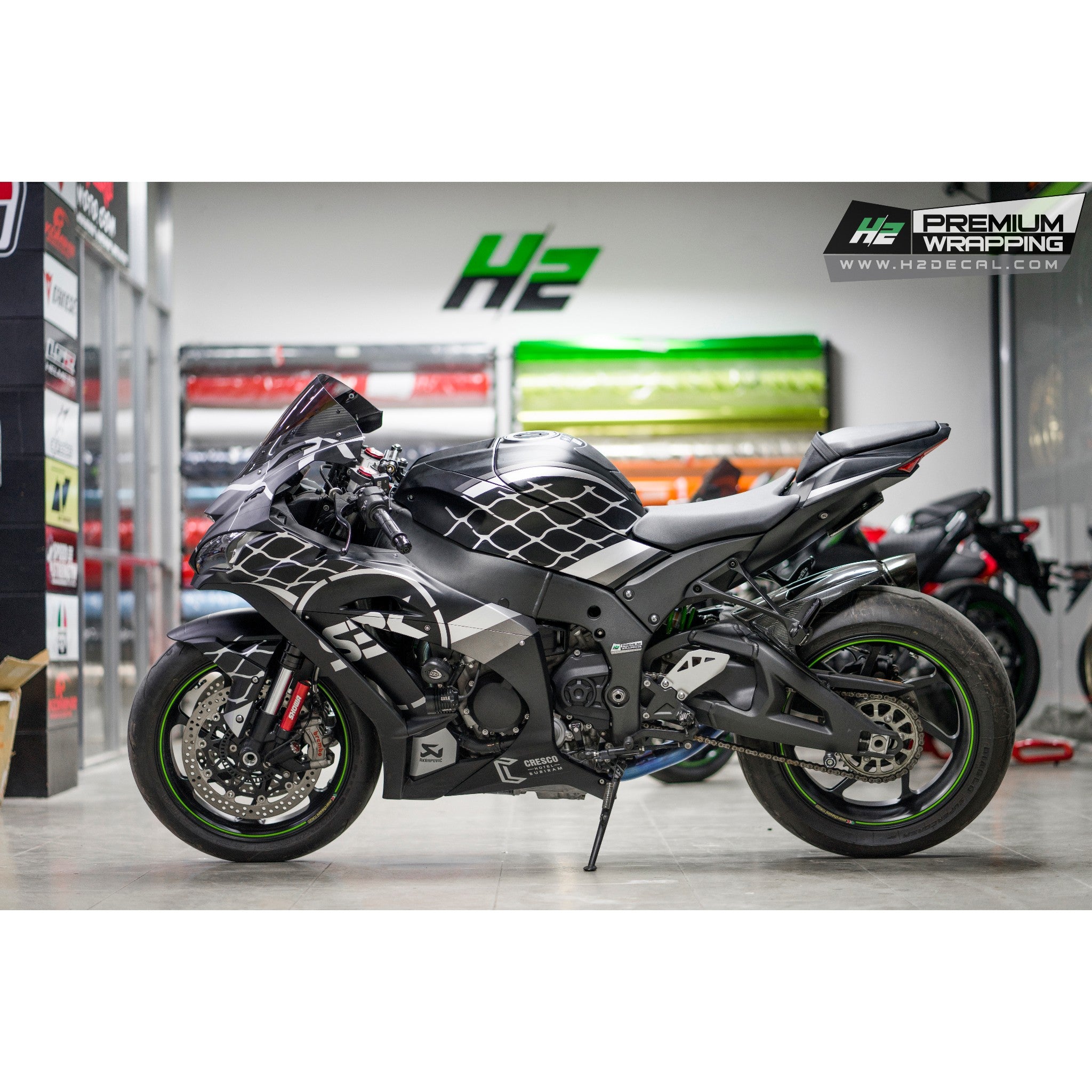 Kawasaki Ninja ZX-10R Stickers Kit - 016 – H2 Stickers - Worldwide