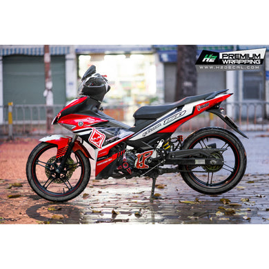Yamaha Exciter 150 (Y15ZR) Stickers Kit - 118 - H2 Stickers - Worldwide