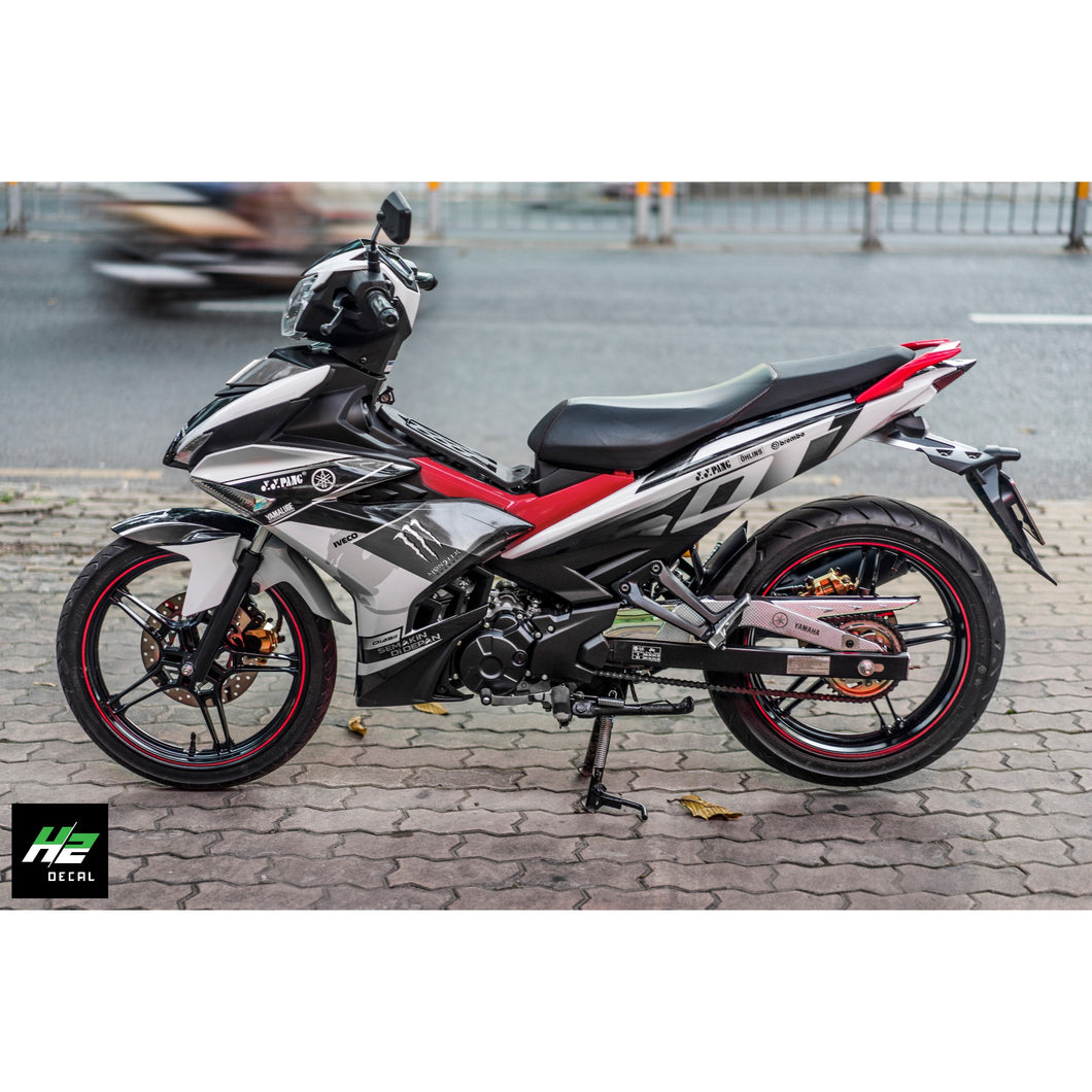 Yamaha Exciter 150 (Y15ZR) Stickers Kit - 102 - H2 Stickers - Worldwide