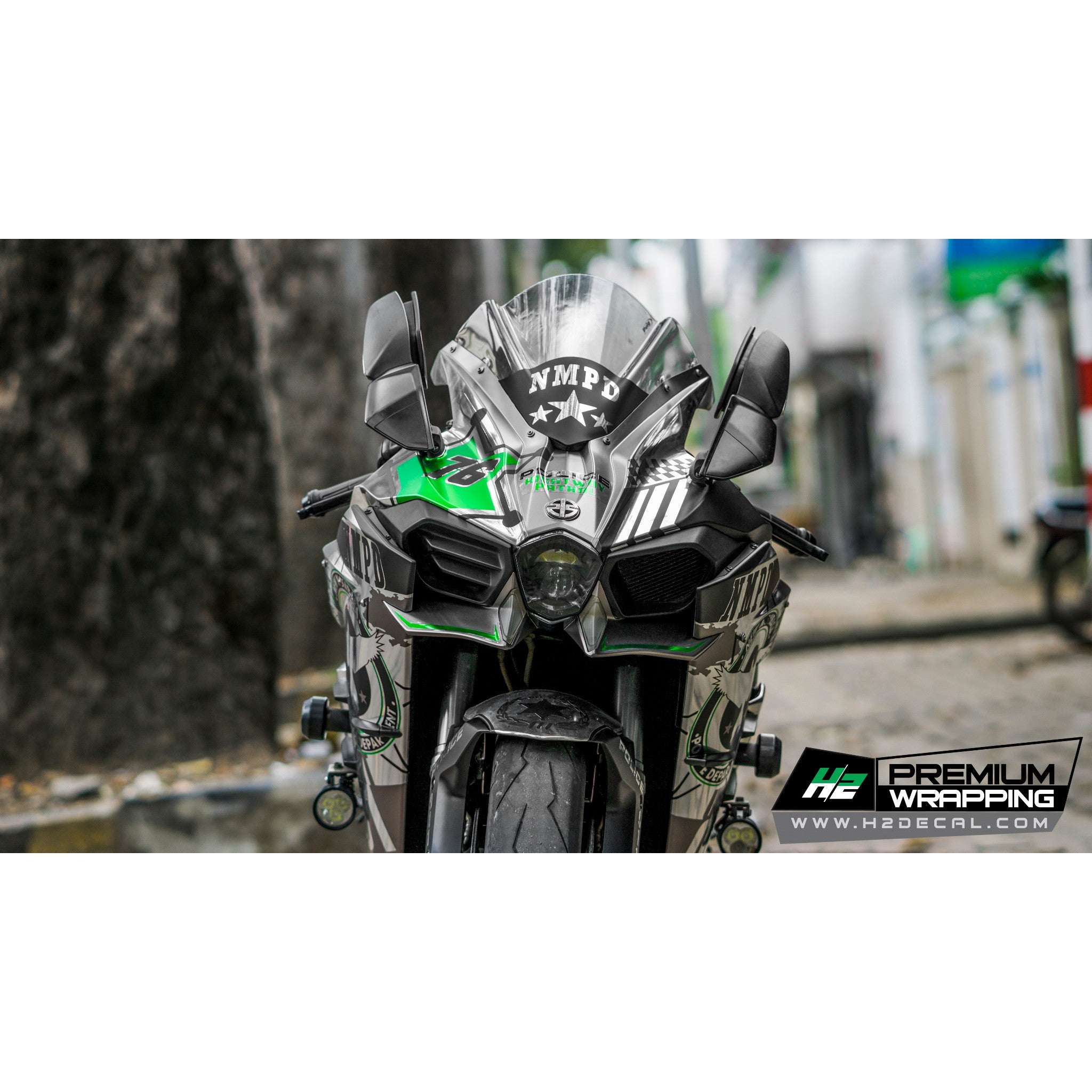Kawasaki Ninja H2 Stickers Kit - 004 – H2 Stickers - Worldwide