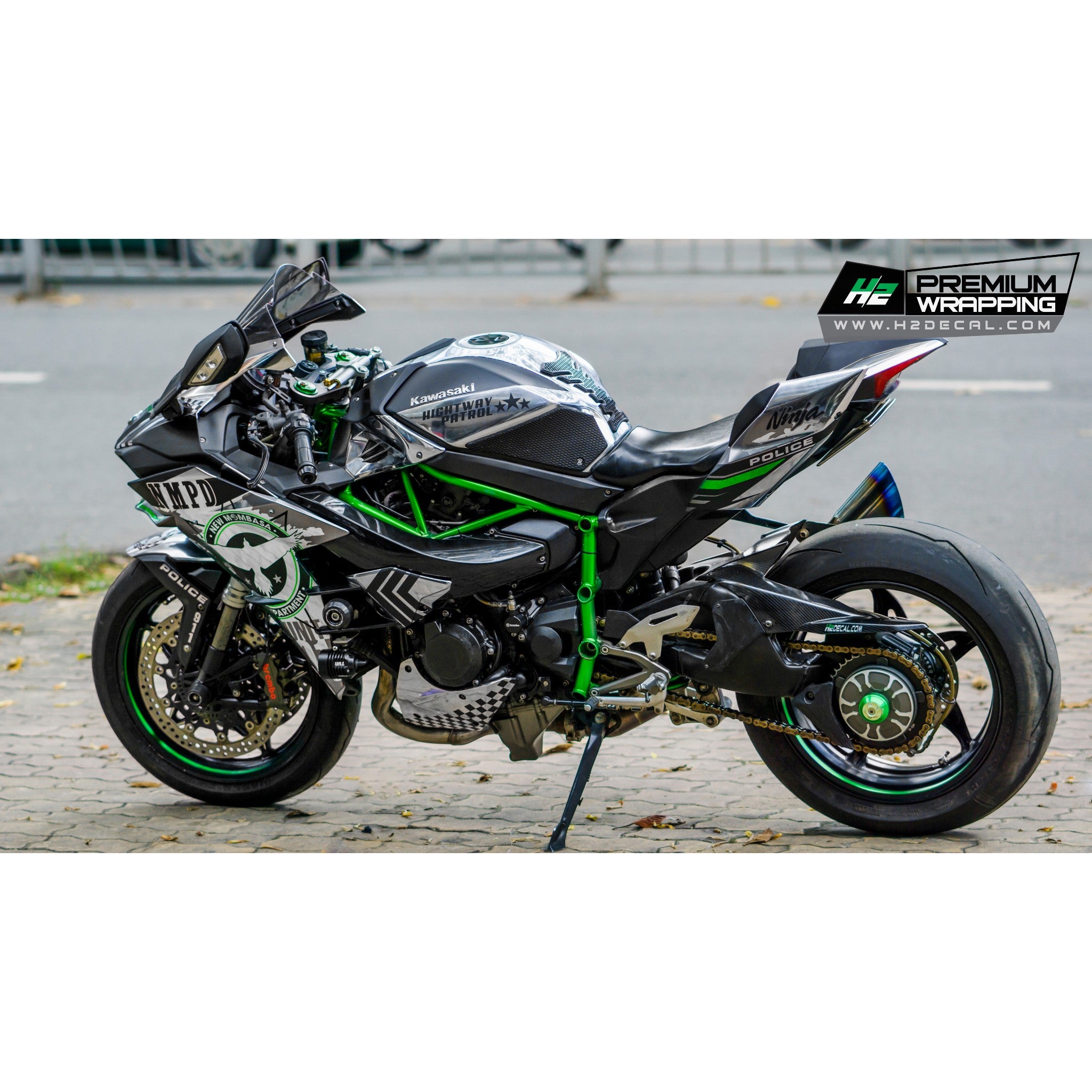 Kawasaki Ninja H2 Stickers Kit - 004 – H2 Stickers - Worldwide