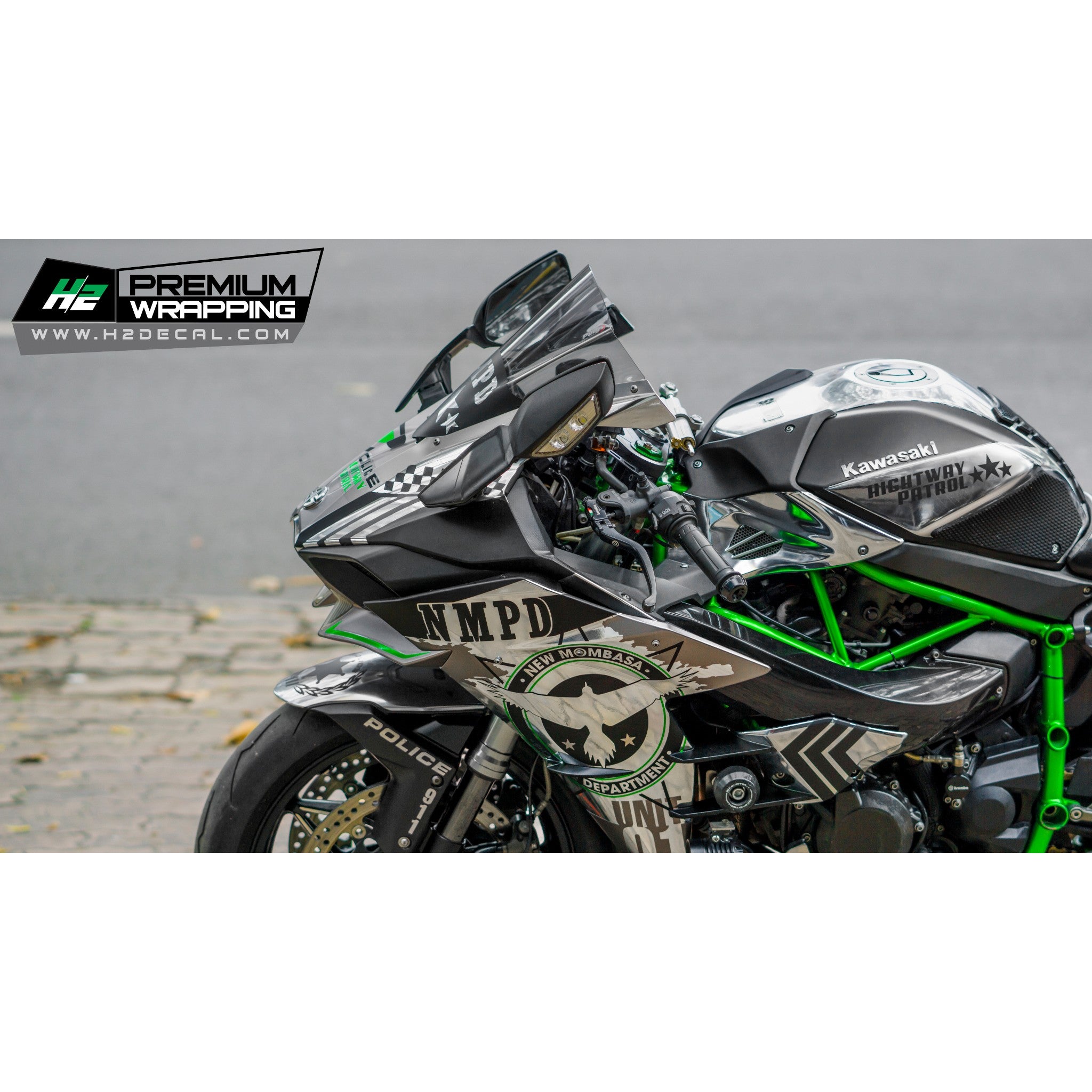 Kawasaki Ninja H2 Stickers Kit - 004 – H2 Stickers - Worldwide