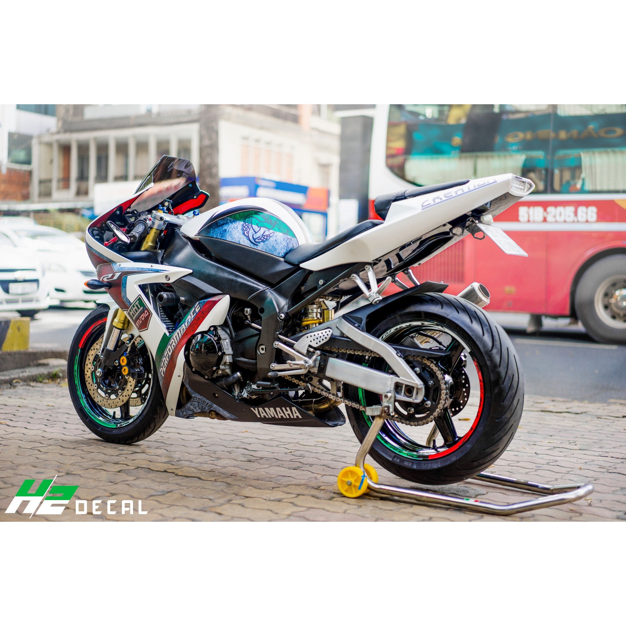 Stickered R1 Rims YAMAHA YZF-R1 Stickers Kit - 017 – H2 Stickers - Worldwide