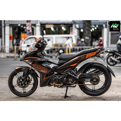 Yamaha Exciter 150 (Y15ZR) Stickers Kit - 110 - H2 Stickers - Worldwide