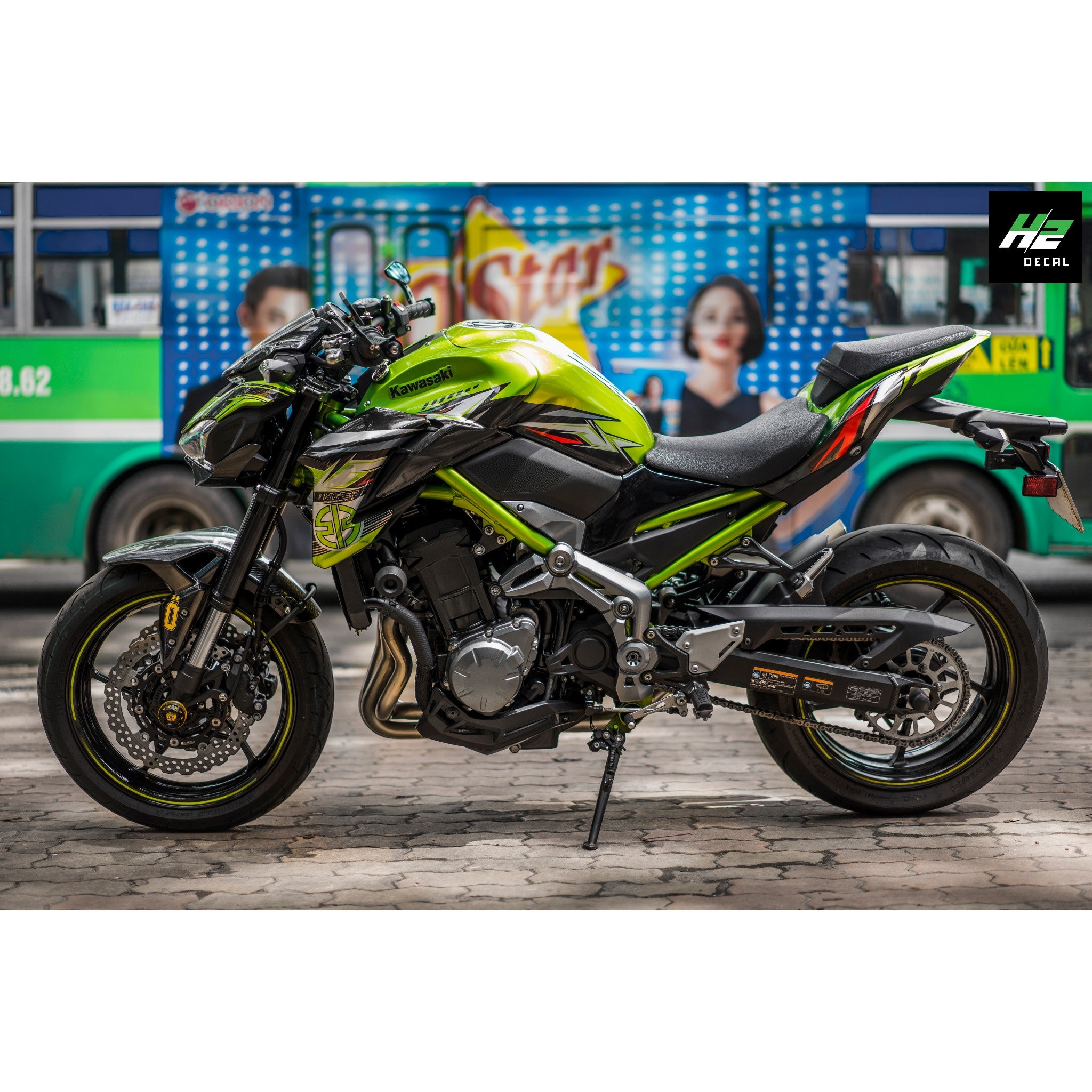 Z900 Rim Sticker Kawasaki Z900 Stickers Kit - 001 – H2 Stickers - Worldwide