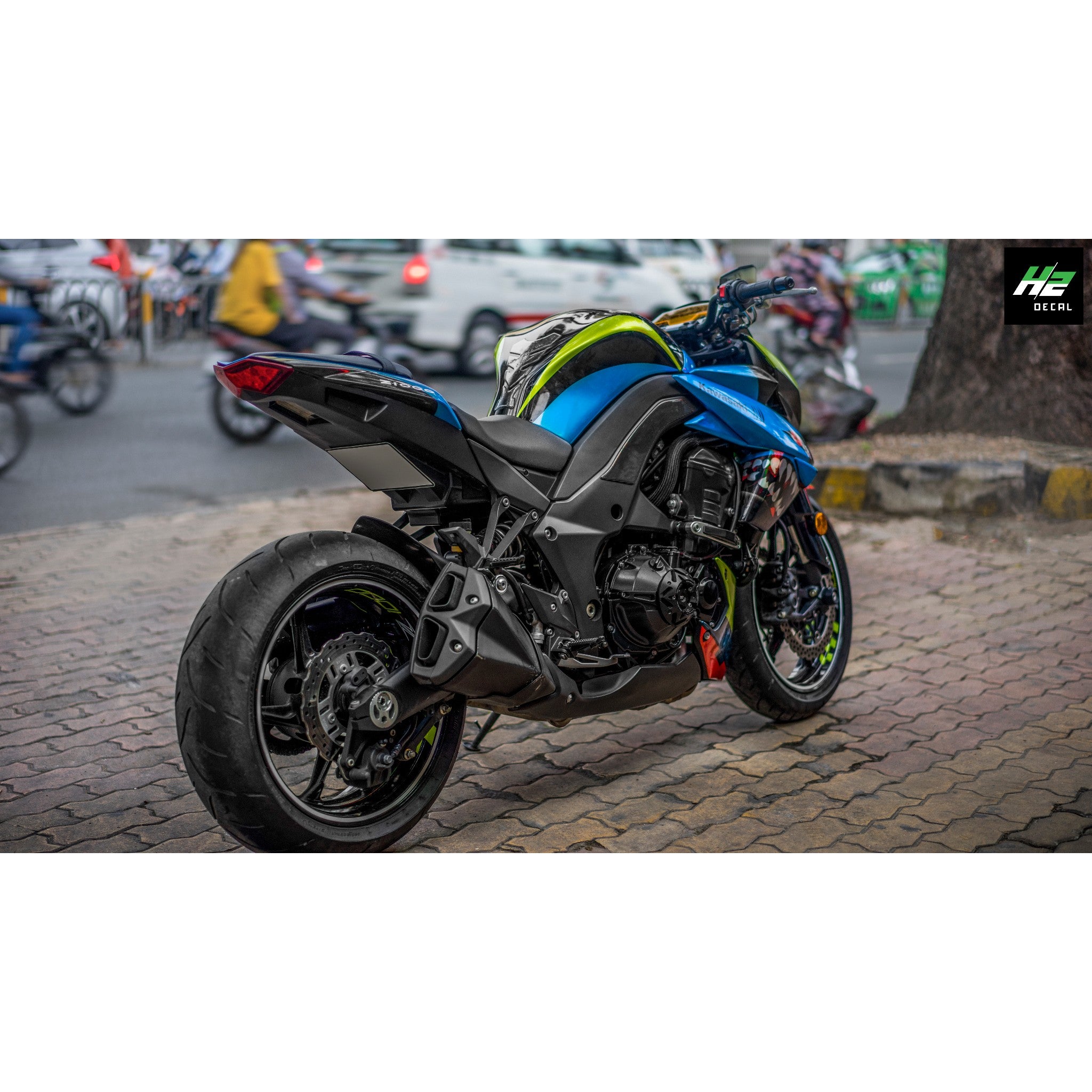 Kawasaki Z1000 Stickers Kit - 028 – H2 Stickers - Worldwide