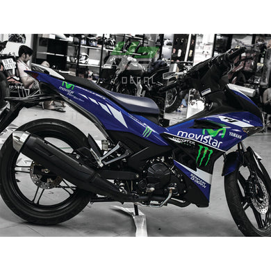 Yamaha Exciter 150 (Y15ZR) Stickers Kit - 021 - H2 Stickers - Worldwide