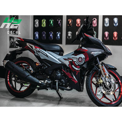 Yamaha Exciter 150 (Y15ZR) Stickers Kit - 025 - H2 Stickers - Worldwide