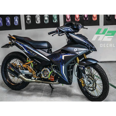 Yamaha Exciter 150 (Y15ZR) Stickers Kit - 027 - H2 Stickers - Worldwide