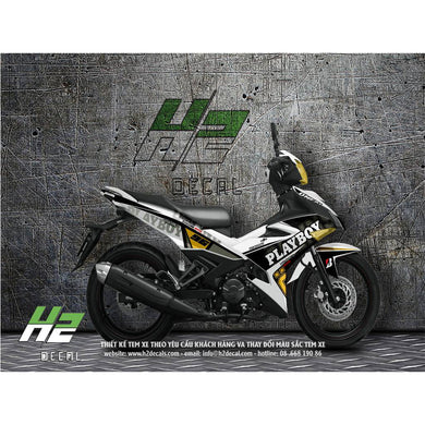 Yamaha Exciter 150 (Y15ZR) Stickers Kit - 010 - H2 Stickers - Worldwide