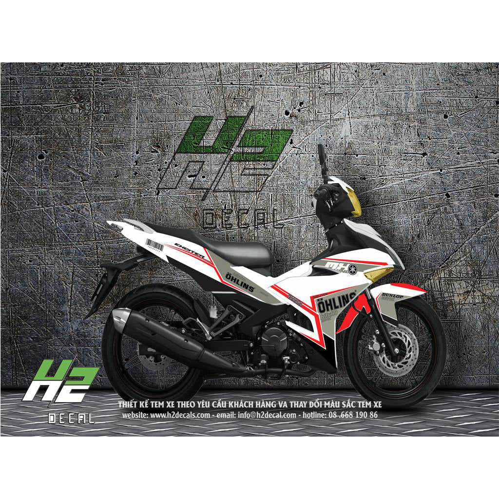 Yamaha Exciter 150 (Y15ZR) Stickers Kit - 014 - H2 Stickers - Worldwide