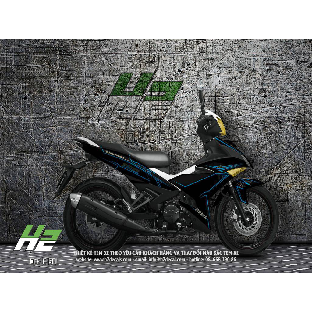 Yamaha Exciter 150 (Y15ZR) Stickers Kit - 008 - H2 Stickers - Worldwide