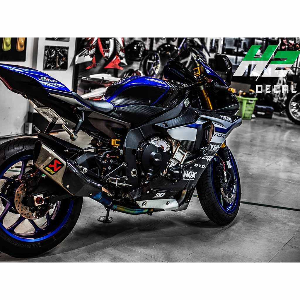 Stickered R1 Rims YAMAHA YZF-R1 Stickers Kit - 005 – H2 Stickers - Worldwide