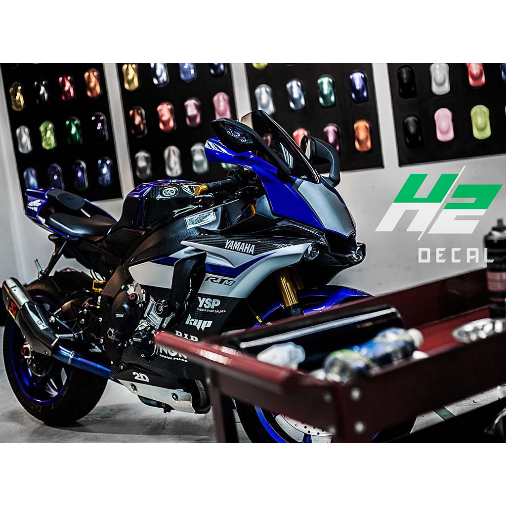 thumbnail image 2 of Pair Of Yamaha R1 5jj Tail Decals – Custom Motorbike Stickers For A Fresh Look 2 of 5