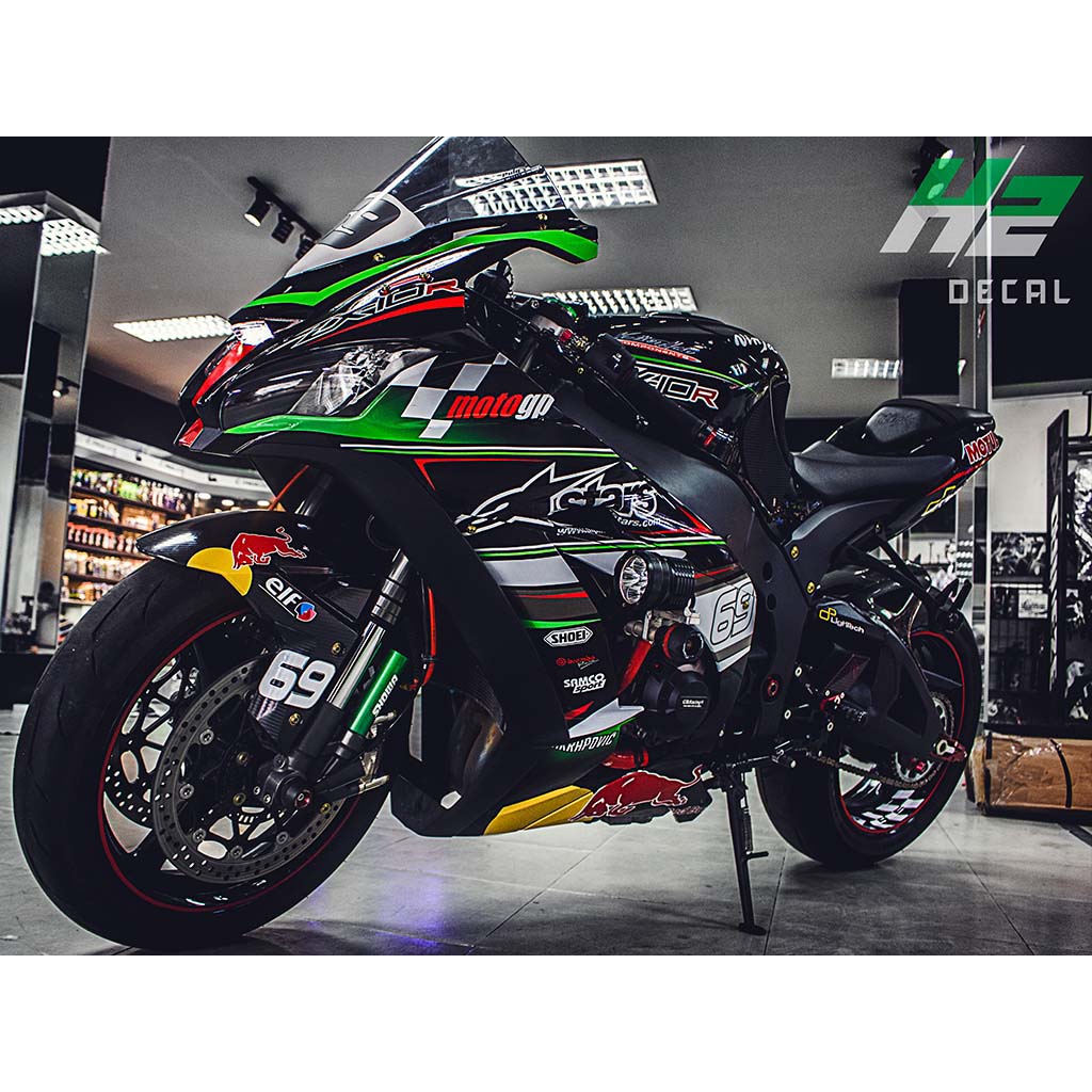 Kawasaki Ninja ZX-10R Stickers Kit - 003 – H2 Stickers - Worldwide