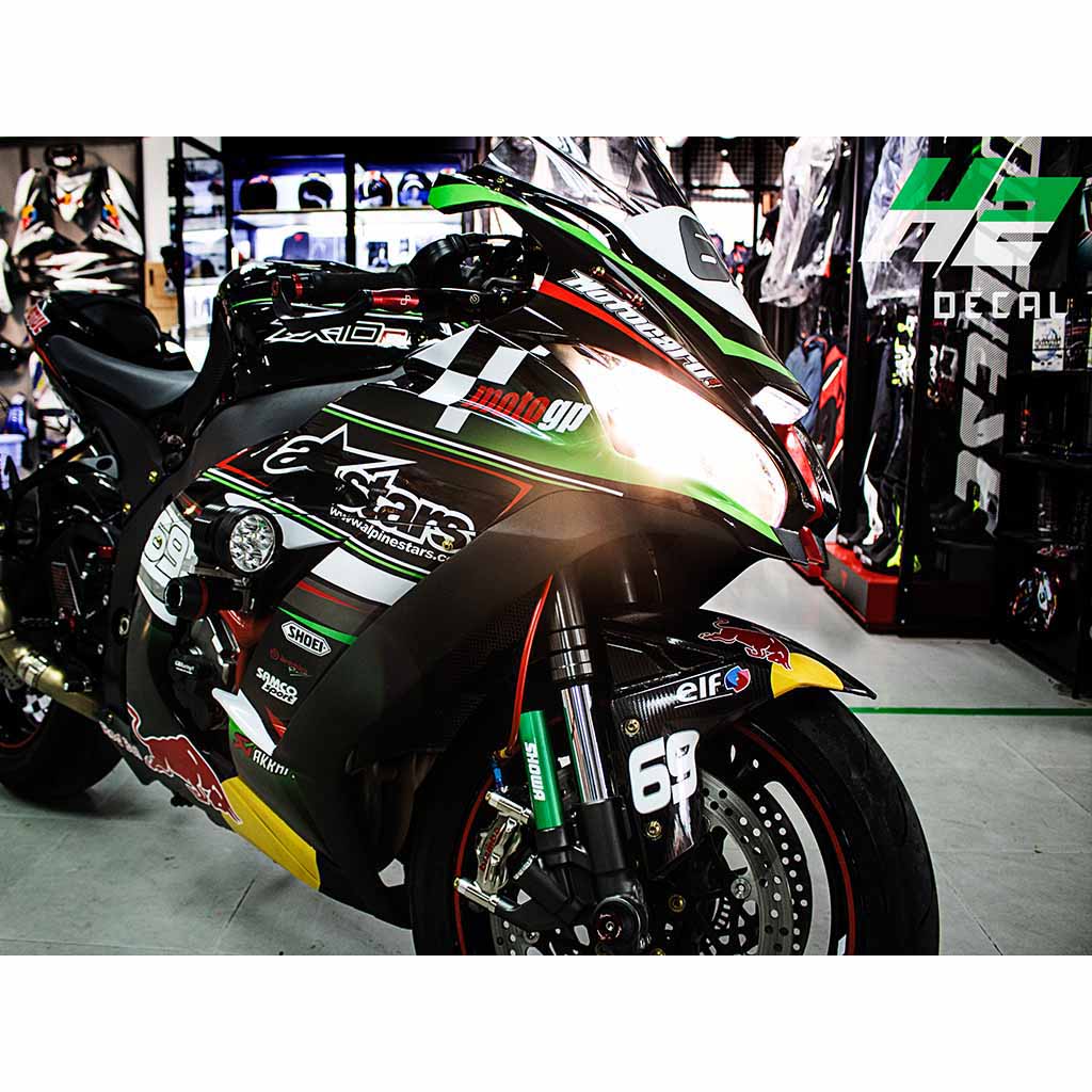 Kawasaki Ninja ZX-10R Stickers Kit - 003 – H2 Stickers - Worldwide
