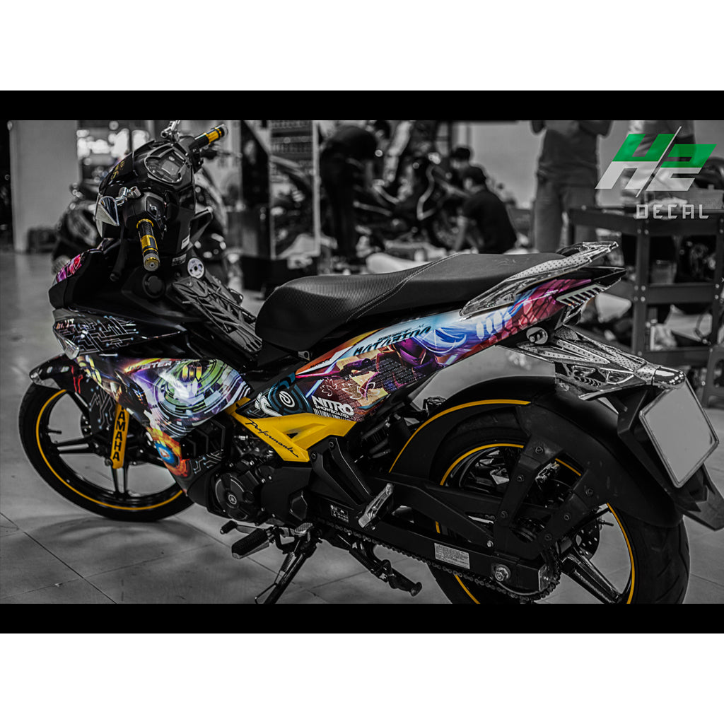 Yamaha Exciter 150 (Y15ZR) Stickers Kit 053 – H2 Stickers