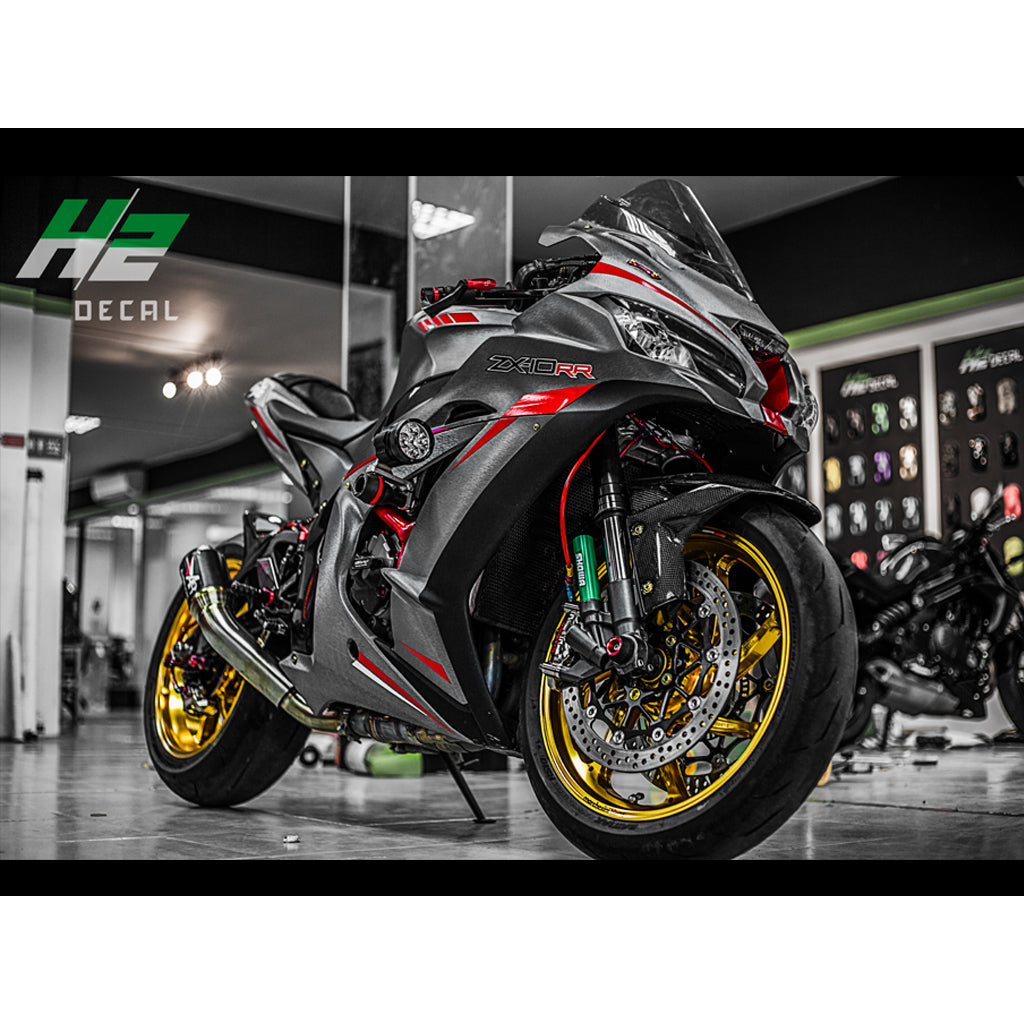 Kawasaki Ninja ZX-10R Stickers Kit - 006 – H2 Stickers - Worldwide