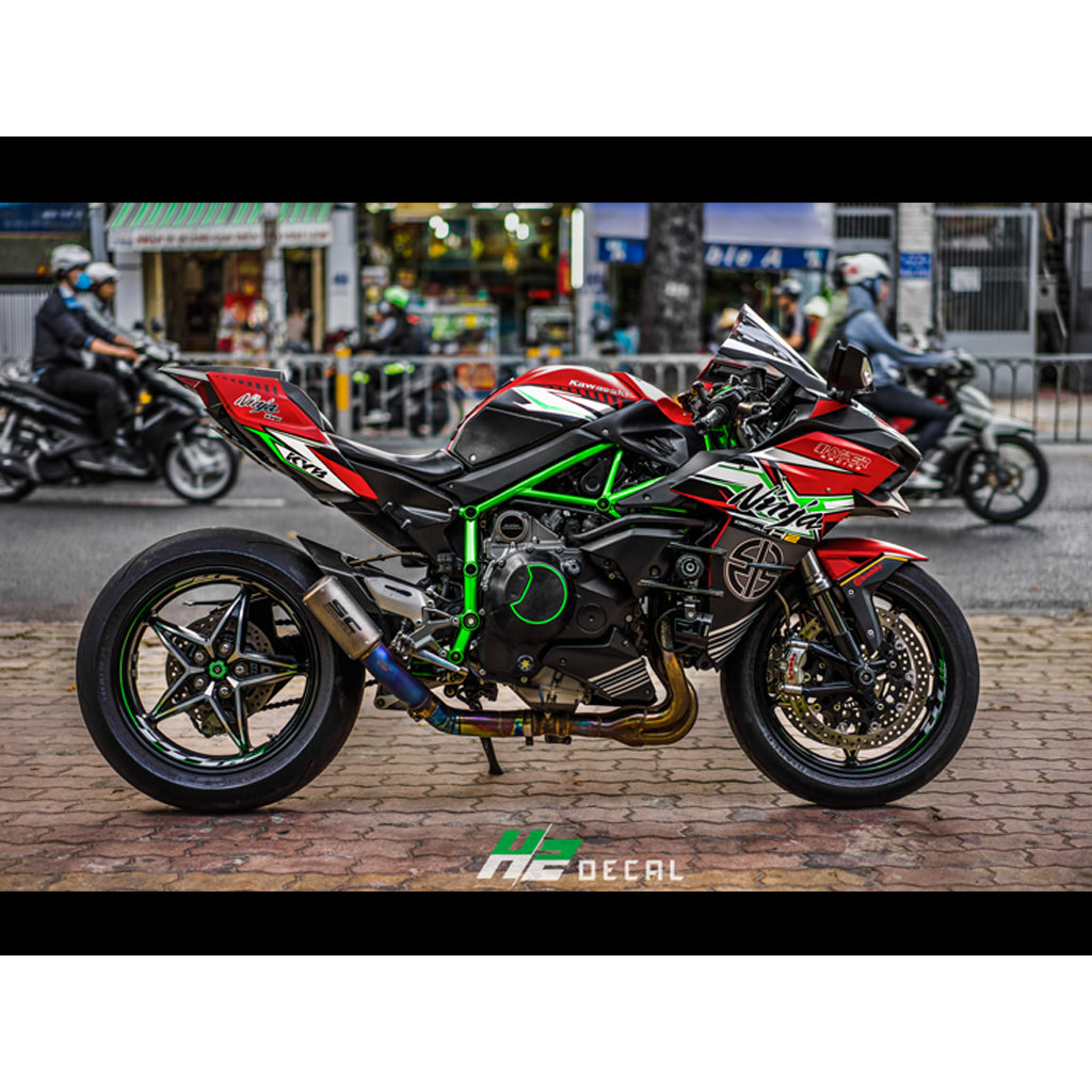 Kawasaki Ninja H2 Stickers Kit - 003 – H2 Stickers - Worldwide