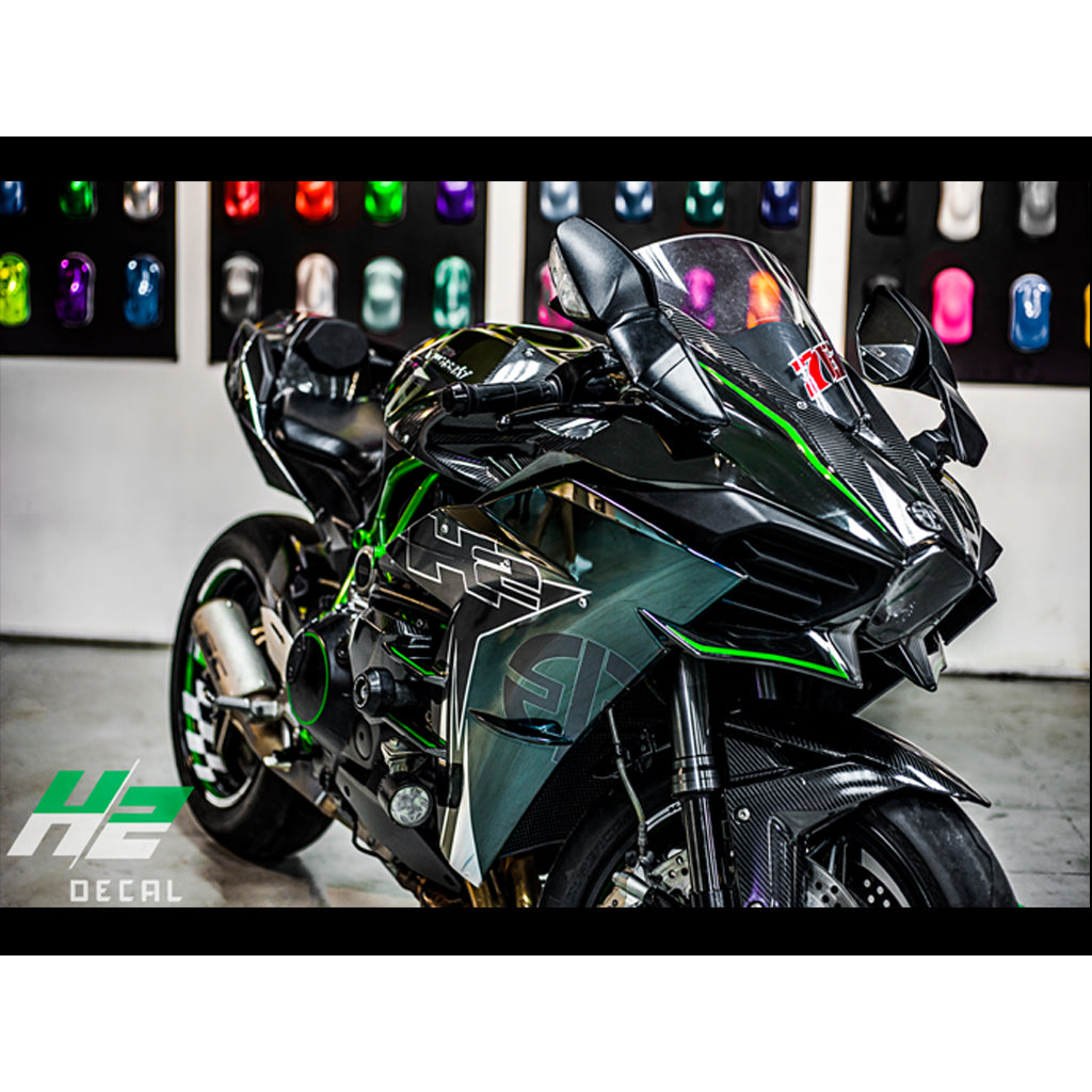 Kawasaki Ninja H2 Stickers Kit - 002 – H2 Stickers - Worldwide