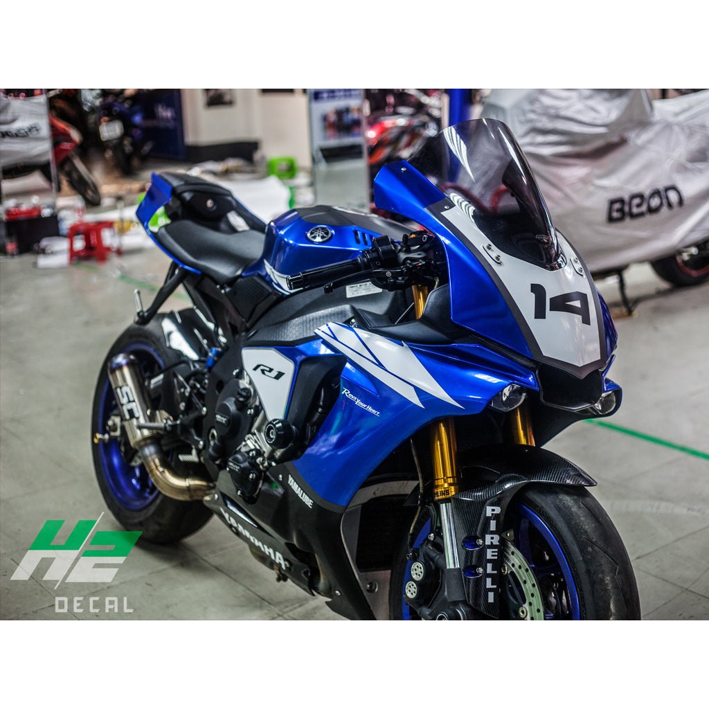 YAMAHA YZF-R1 Stickers Kit - 006 – H2 Stickers - Worldwide