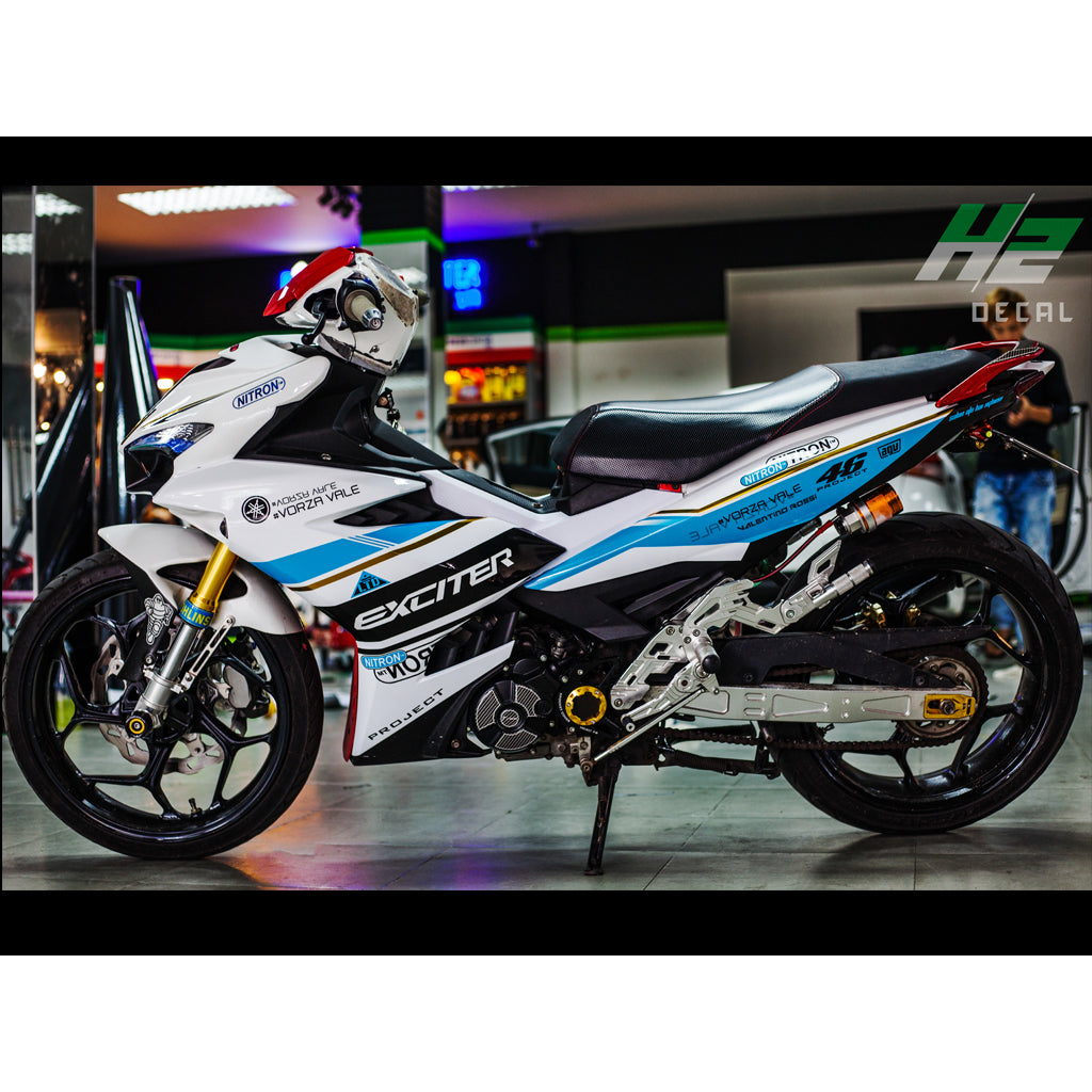 Yamaha Exciter 150 (Y15ZR) Stickers Kit - 066 - H2 Stickers - Worldwide