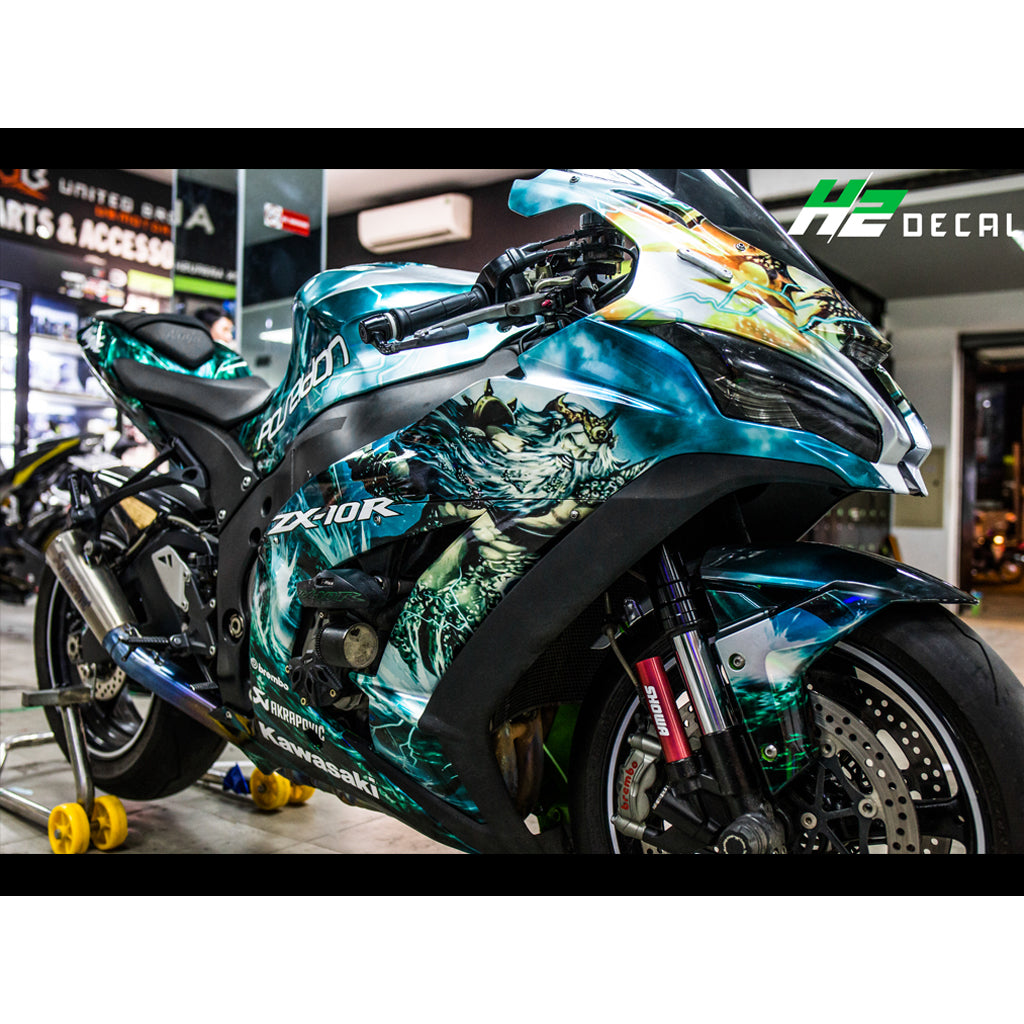 Kawasaki Ninja ZX-10R Stickers Kit - 004 – H2 Stickers - Worldwide