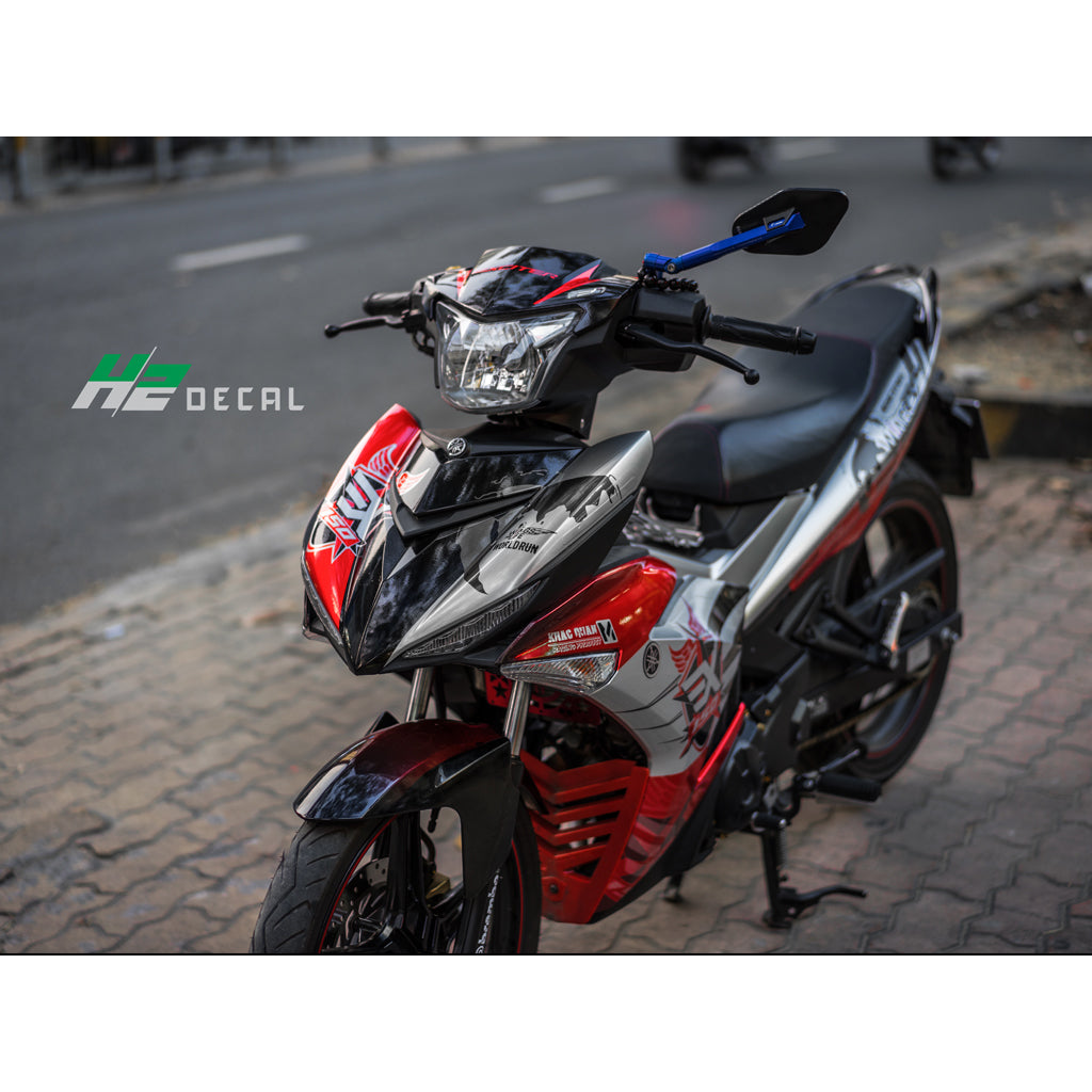 Yamaha Exciter 150 (Y15ZR) Stickers Kit - 078 - H2 Stickers - Worldwide
