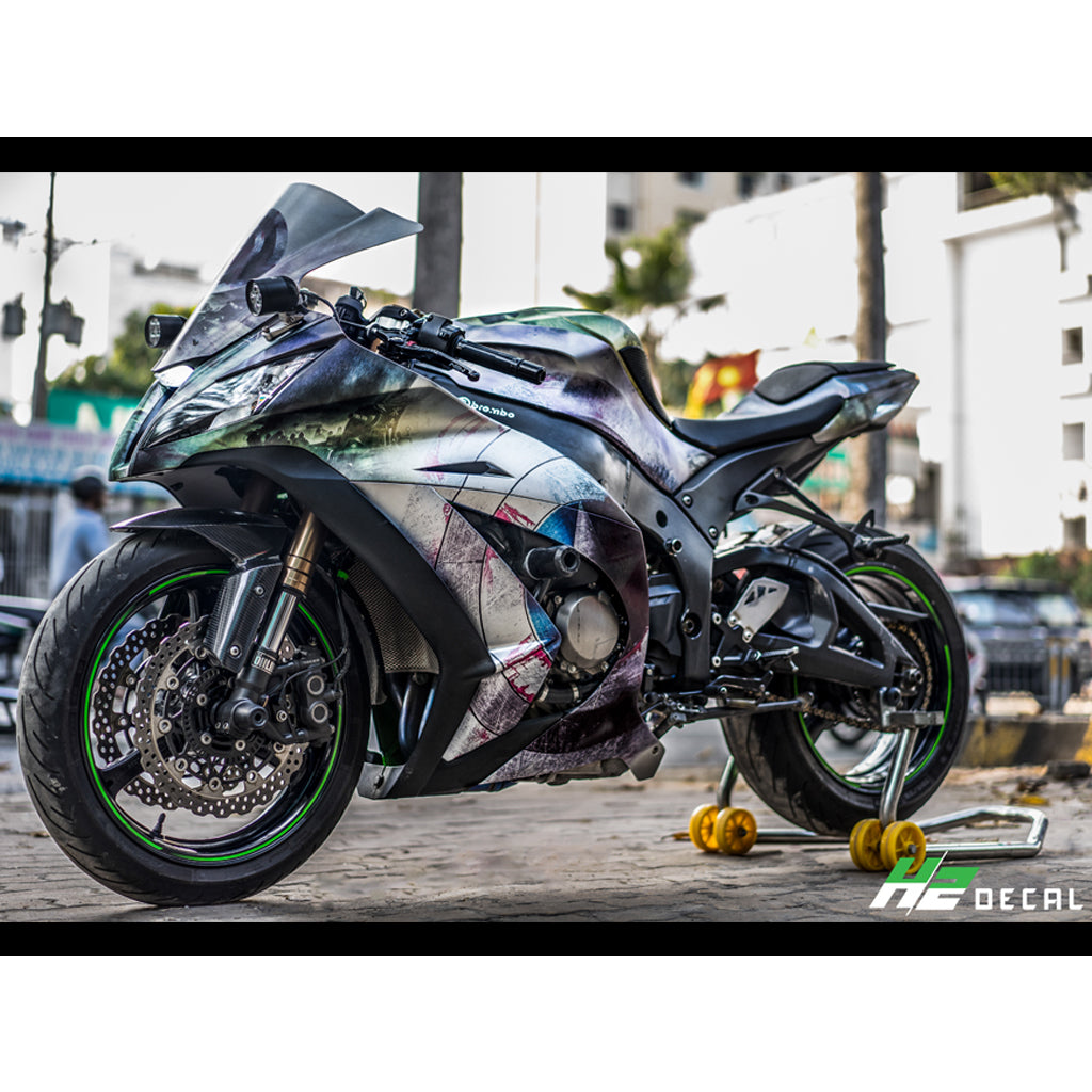 Kawasaki Ninja ZX-10R Stickers Kit - 007 – H2 Stickers - Worldwide