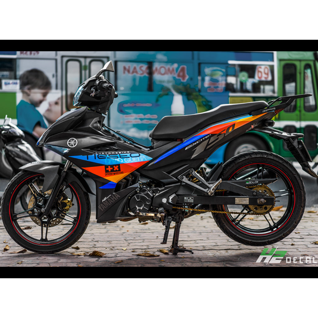 Yamaha Exciter 150 (Y15ZR) Stickers Kit - 093 - H2 Stickers - Worldwide