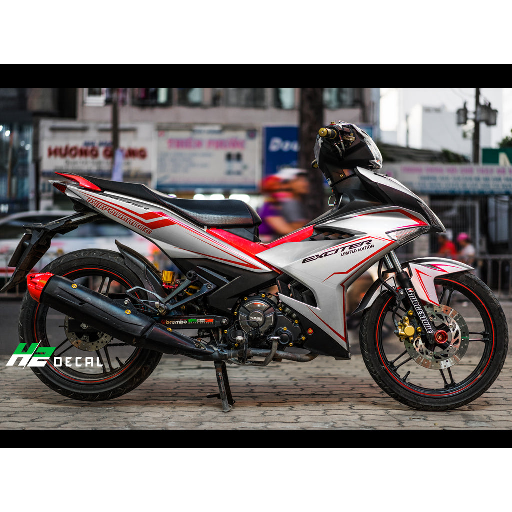 Yamaha Exciter 150 (Y15ZR) Stickers Kit - 096 - H2 Stickers - Worldwide