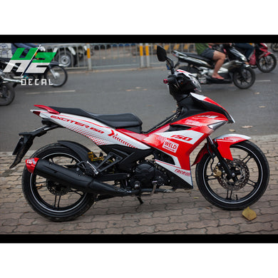 Yamaha Exciter 150 (Y15ZR) Stickers Kit - 046 - H2 Stickers - Worldwide