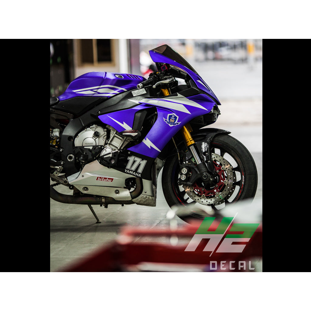 2008 R1 Sticker YAMAHA YZF-R1 Stickers Kit - 008 – H2 Stickers - Worldwide
