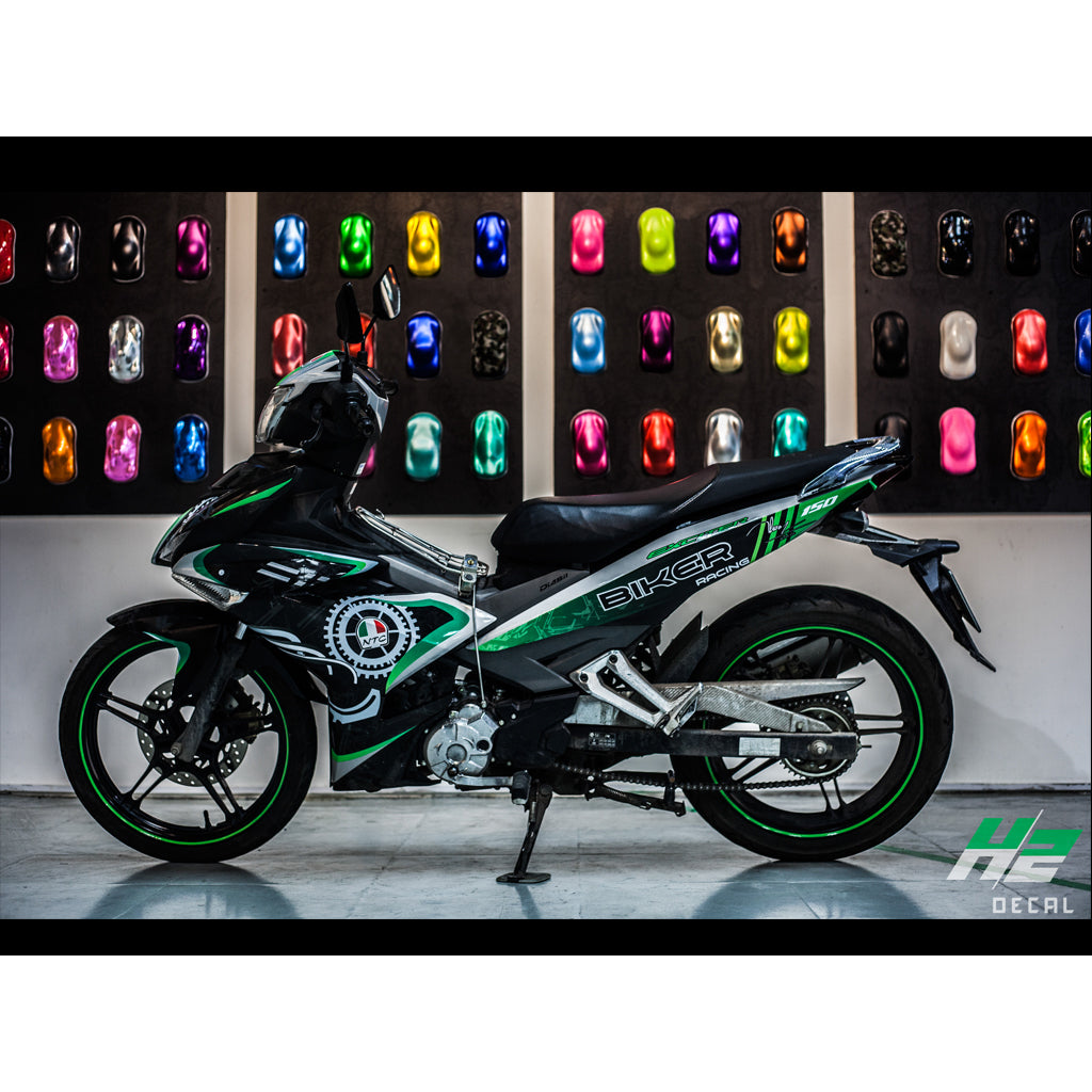 Yamaha Exciter 150 (Y15ZR) Stickers Kit - 065 - H2 Stickers - Worldwide
