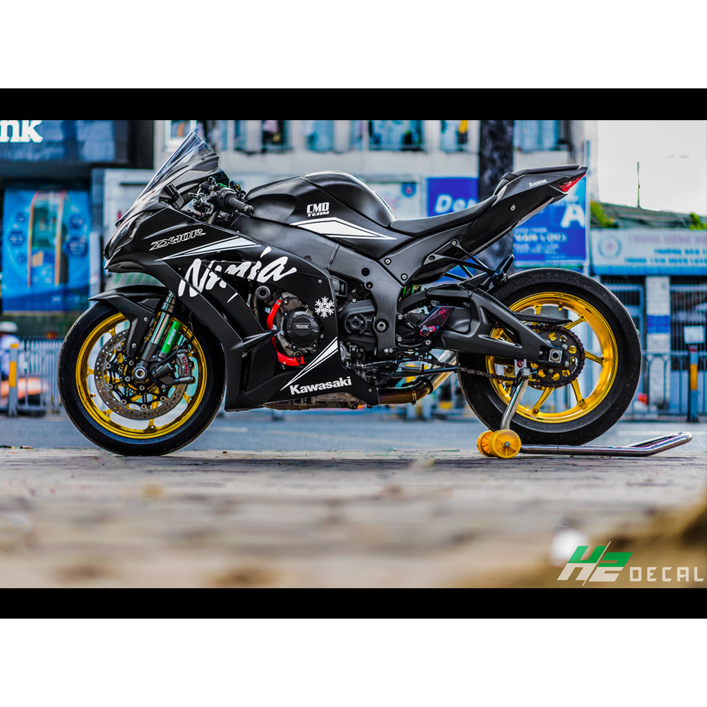 ステッカーx10 08-09 ZXT00E カワサキ ZX-10R ステッカー・デカール | バイク