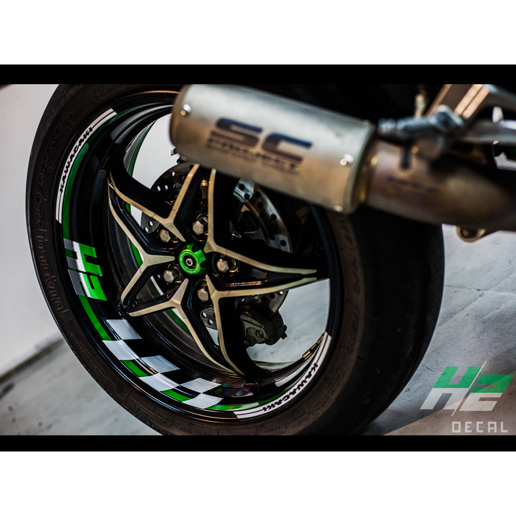 Kawasaki Ninja H2 Stickers Kit - 002 – H2 Stickers - Worldwide