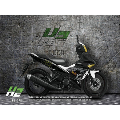 Yamaha Exciter 150 (Y15ZR) Stickers Kit - 004 - H2 Stickers - Worldwide